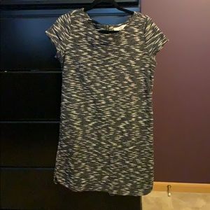 Black/white/gray Tweed Dress